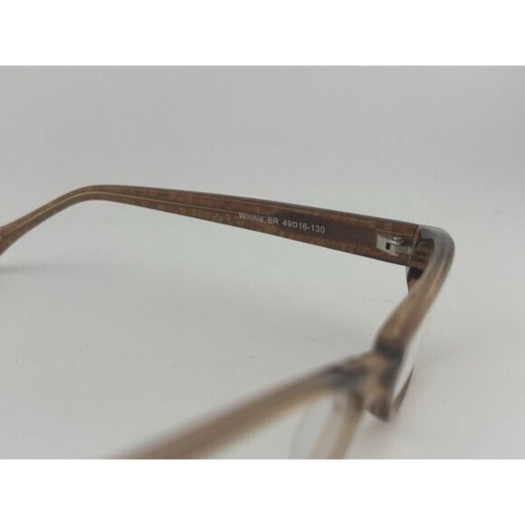Lilly Pulitzer - Winnie Brown 49-16-130 Acetate Marble Glasses Frames - Picture 3 of 8
